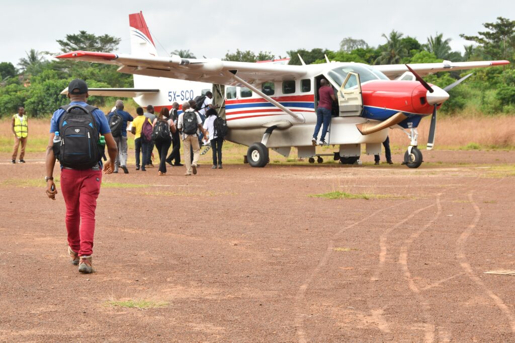 Without MAF’s shuttle service to Zwedru, travel to Twarbo is extremely difficult (credit: Katie Machell)