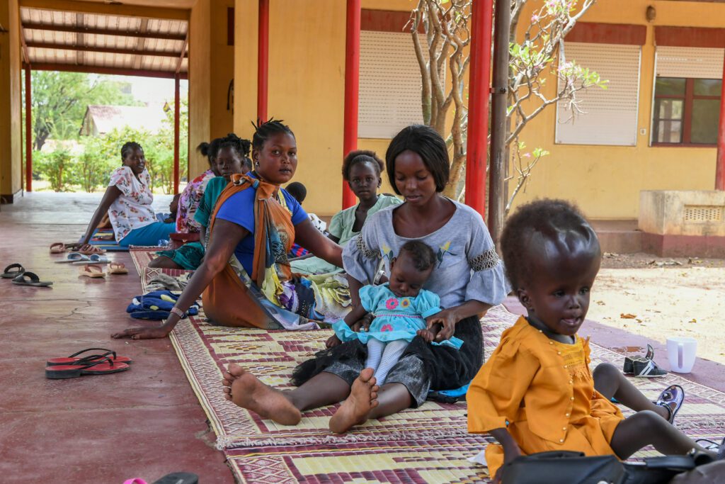 Patients at OVCI’s rehab centre in Juba are referred to CURE Uganda if applicable (credit: Jenny Davies)