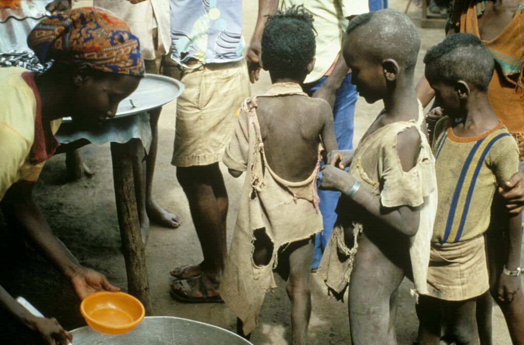 Nearly 3 million people were displaced during this famine as per the UN (credit: MAF Ethiopia Archive)