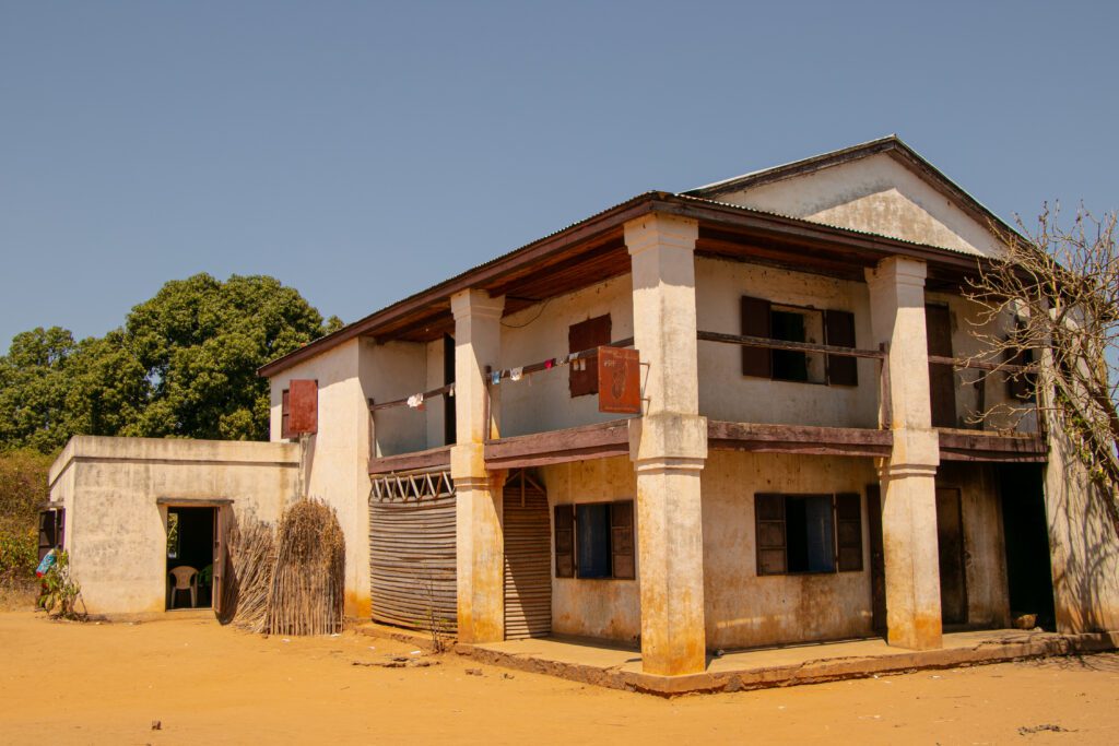 The team carry out surgery in Ankavandra’s very basic health centre (credit: A.Gino Randrianasolo)