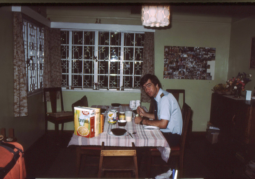 An early breakfast at home in Nairobi, Kenya before heading out for work (credit: Max Gove)