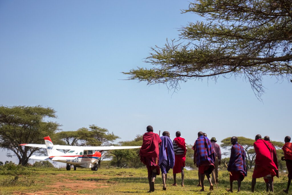 Angelika: ‘MAF has helped us succeed with the Maasai’ (credit: Mark & Kelly Hewes)
