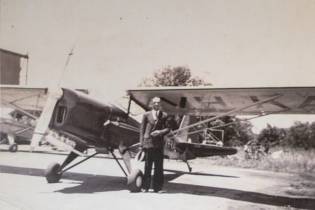 The Lutheran Mission buy MAF’s first plane in then New Guinea - an Auster Autocar (credit: MAF Archive)