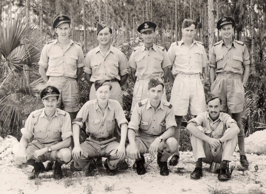 Pilot Harry (centre back row) was a B24 Liberator captain for RAF Coastal Command (credit: MAF Archive)