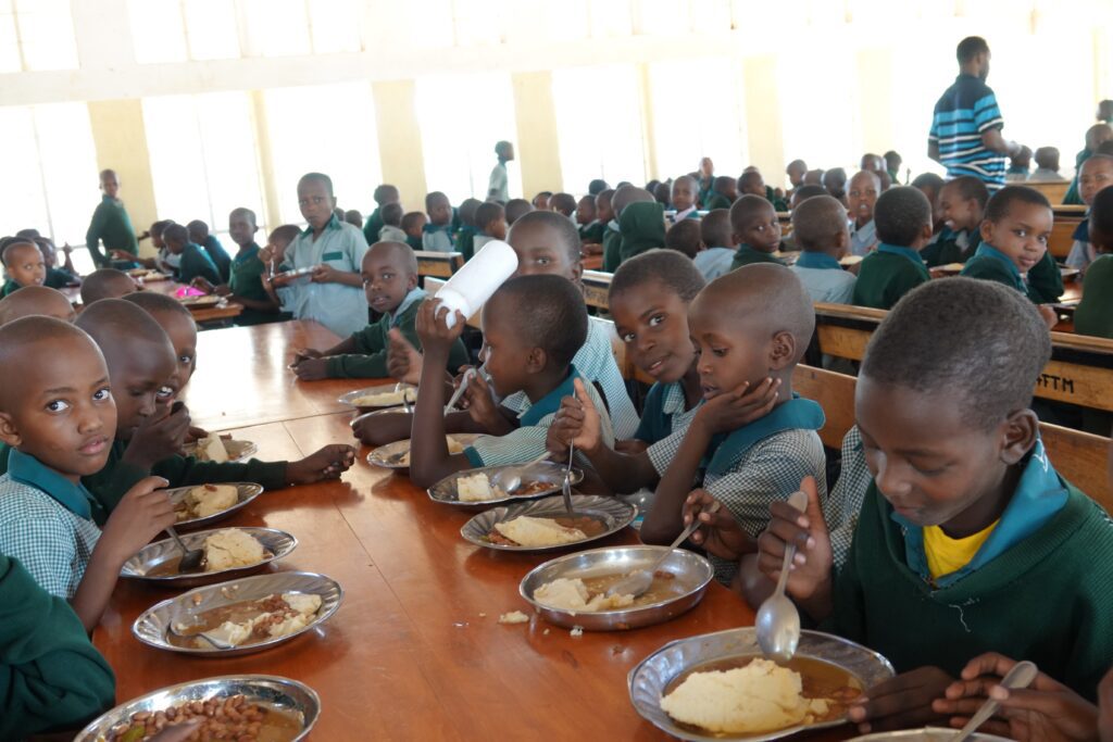 The children also receive two nutritious meals every day (credit: (credit: Annet Nabbanja)