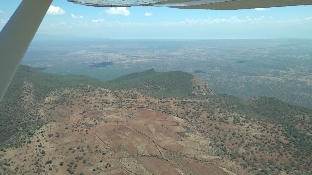 Olemilei takes 5 hours to reach on foot or 10 minutes by air (credit: Andrew Parker)