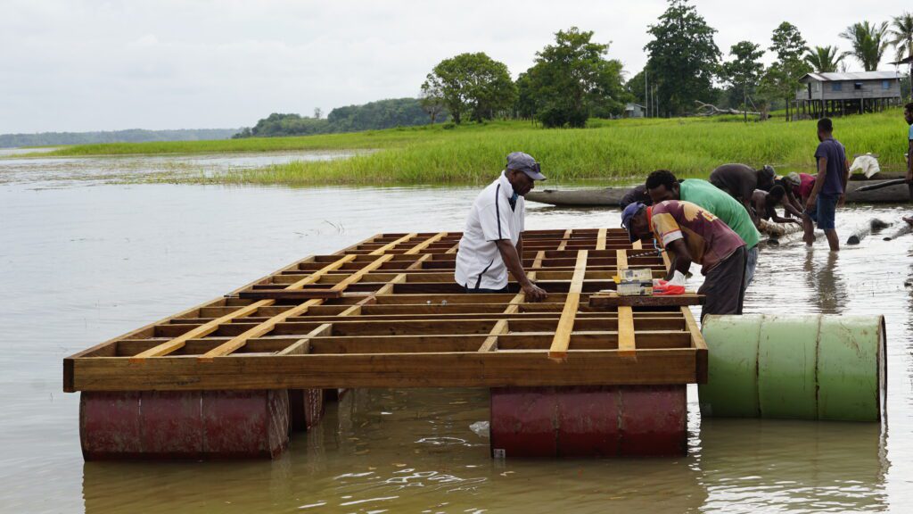 Thanks to the locals, Kapikam Docking Station was easier to construct (credit: Aquila Matit)