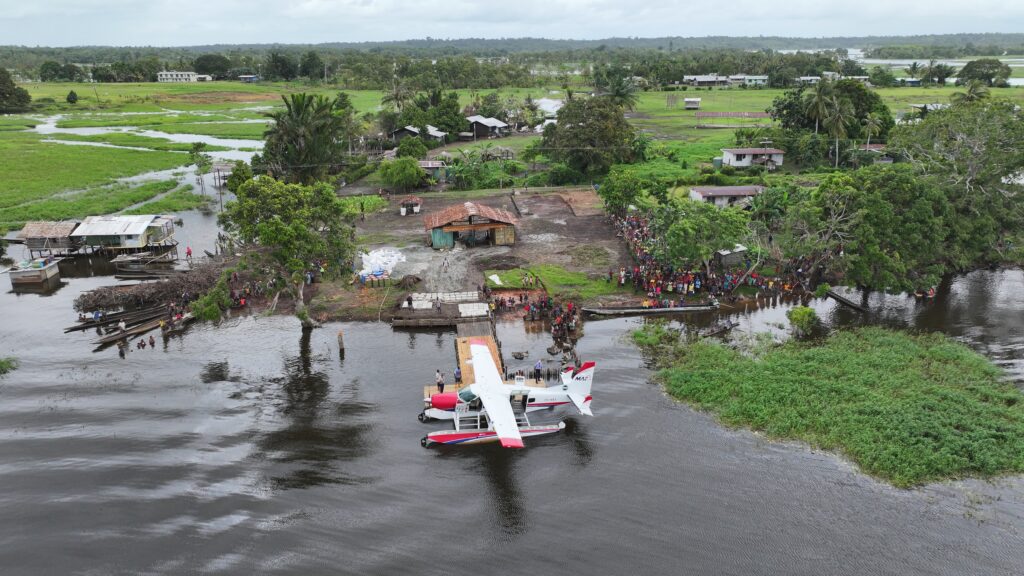 Travelling by floatplane is far safer and quicker than a canoe or dinghy (credit: Terry Fahey)