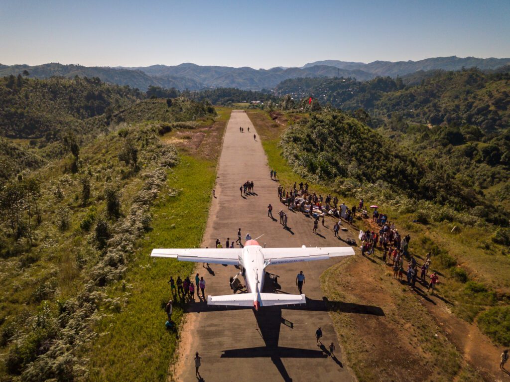 The carbon footprint of every MAF Cessna flight will be measured and offset (credit: Mark & Kelly Hewes)
