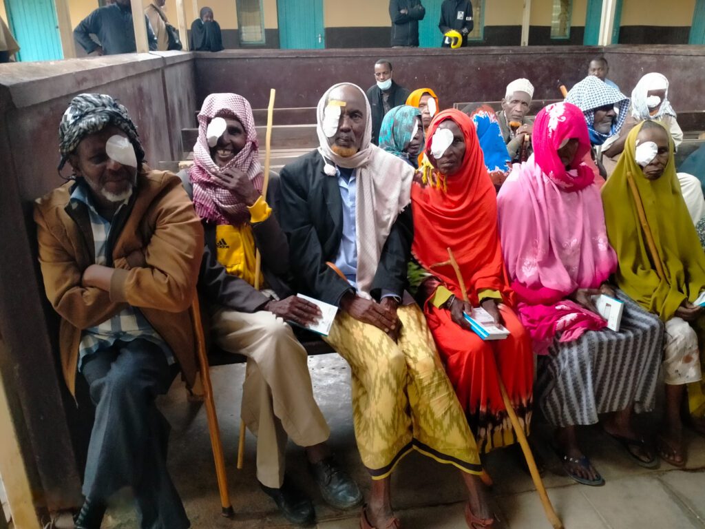 300+ Moyale patients can see again thanks to MAF / Fred Hollows Foundation partnership (credit: FHF)