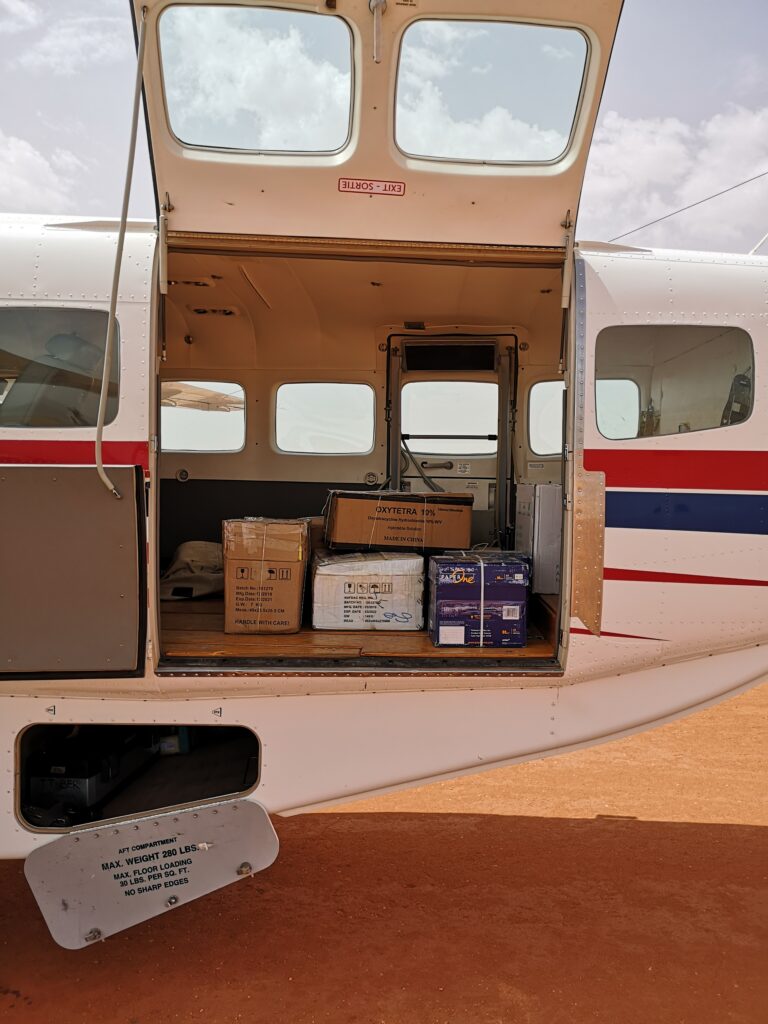 Bardai Hospital relies on MAF for critical supplies (credit: Timothy Webb)
