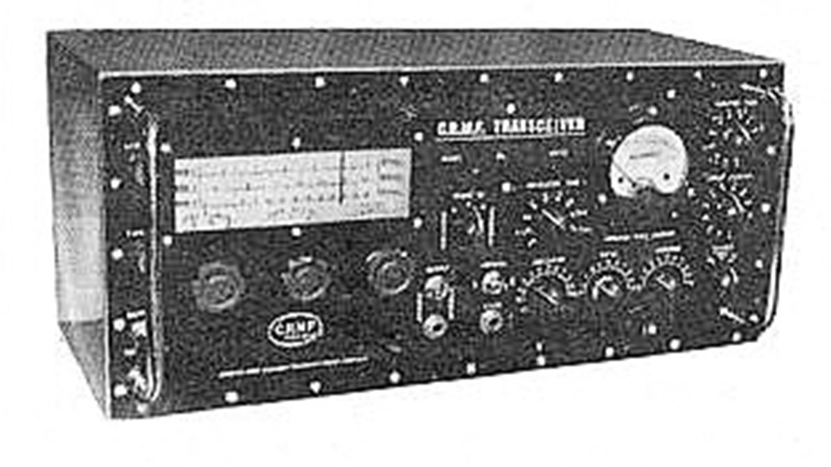 One of CRMF’s early transceivers