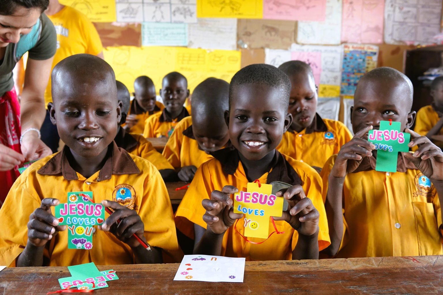 Daniel wants to help other hungry children when he grows up (credit: Damalie Hirwa)