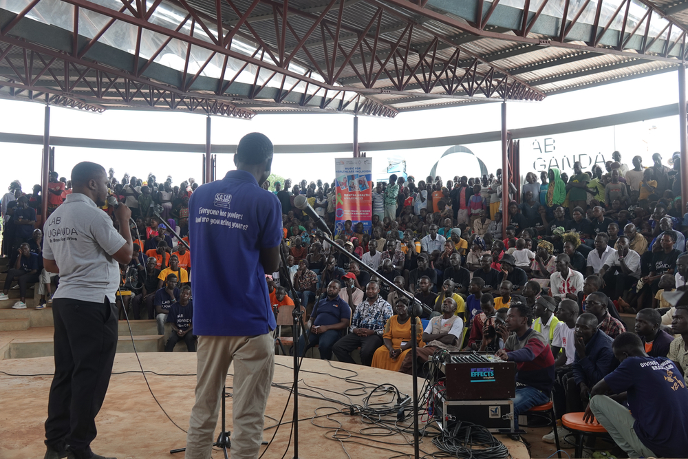 The fledgling musicians are about to put on a show (credit: Damalie Hirwa)