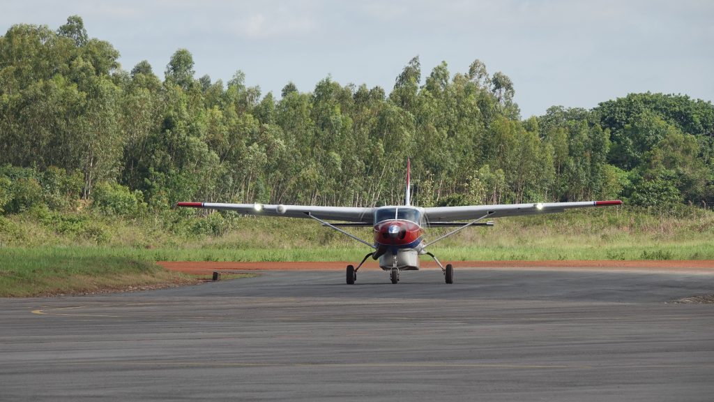 MAF’s shuttle service to Arua (the closest airstrip to Bidibidi) flies 4 times a week (credit: Damalie Hirwa)