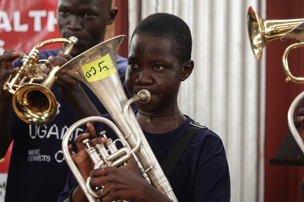 Sarah says, her life has been transformed because of Brass for Africa (credit: Damalie Hirwa)