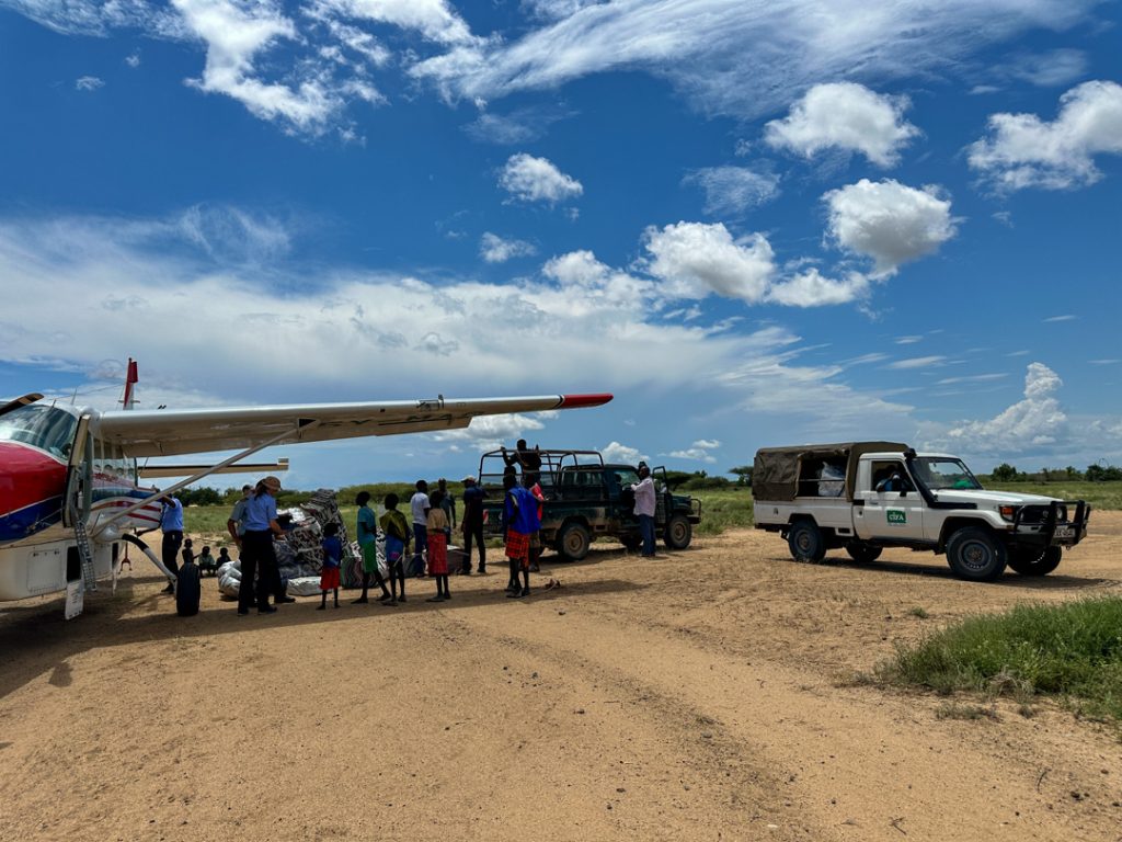 MAF flies essential supplies and aid workers to Ileret, northern Kenya (credit: Sam Baguma)