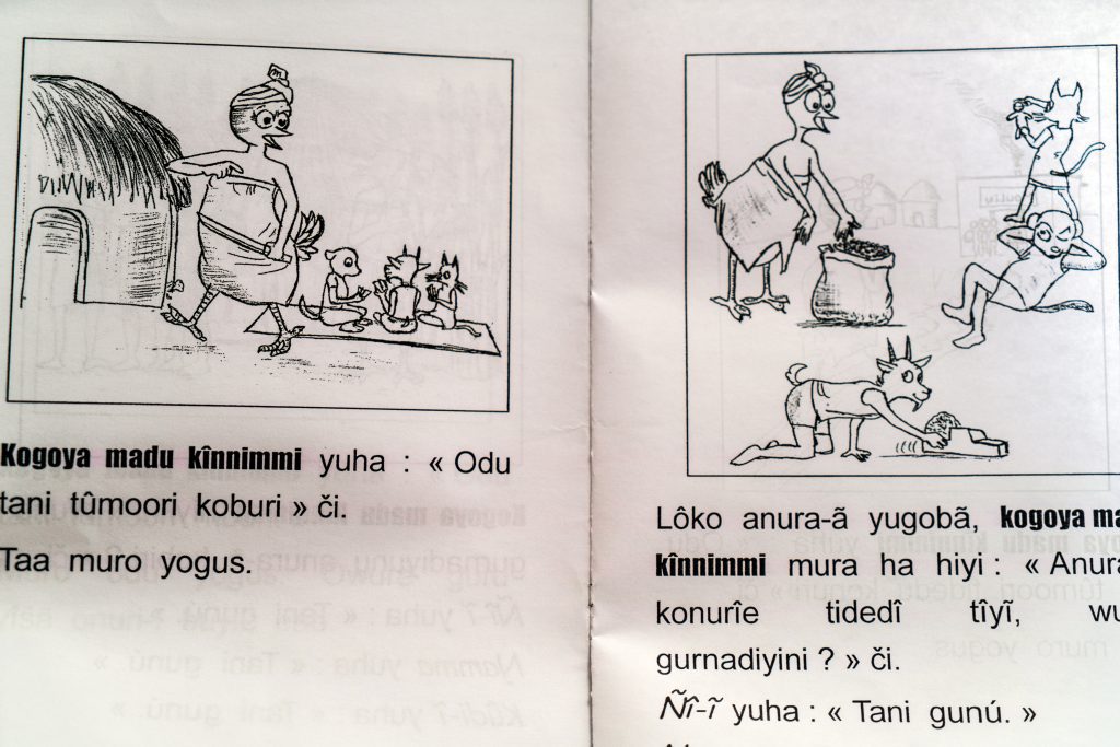 The Teda alphabet was developed and first written down by ADP’s Mark Ortman in 1998 (credit:)