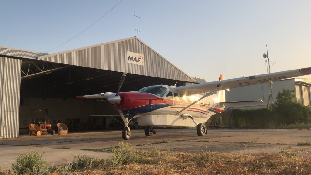 MAF’s hangar in N’Djamena was built in 2005 (credit: Phil Henderson)