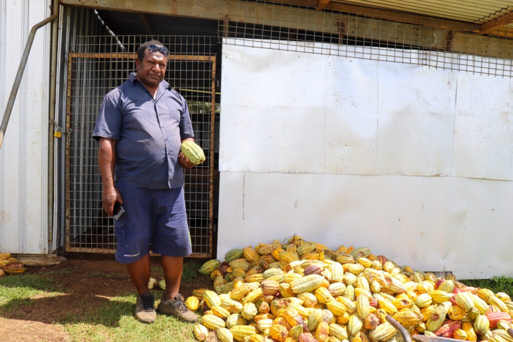 Norman Mondo is an award-winning cacao producer based in Sorita (credit: Kowara Bell)