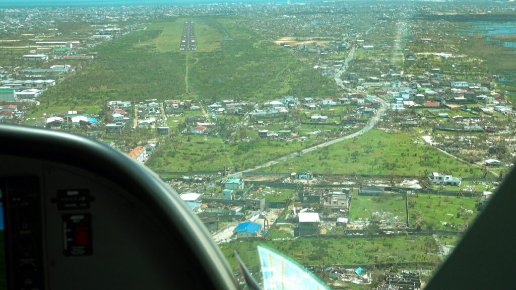 MAF flies the team to Toamasina in under an hour avoiding a 6-day road trip (credit: G.A.Randrianasolo)