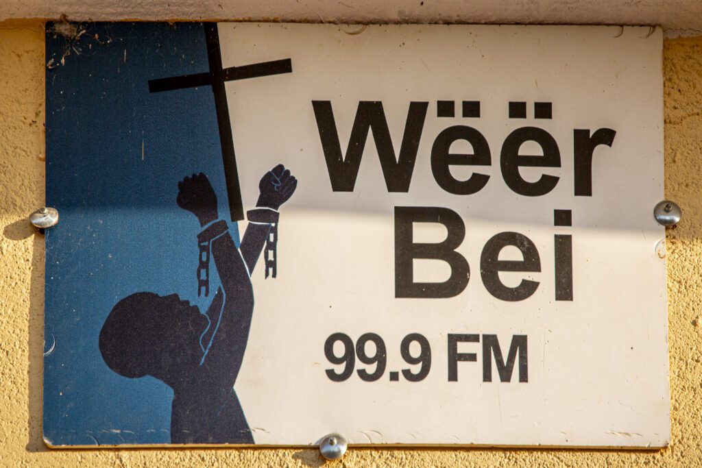 Weer Bei 99 FM has been broadcasting to Aweil since 2009 (credit: Dave F)