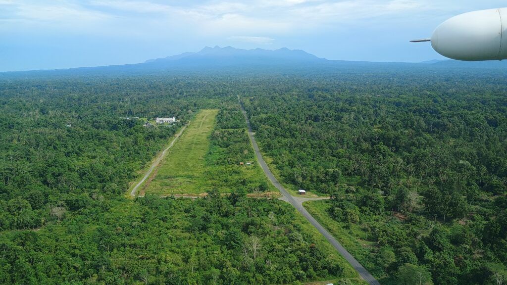 Buin Airstrip on Bougainville Island – now communities can only be reached by MAF (credit: Kowara Bell)