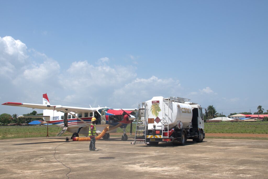 The cost of JETA1 fuel in Liberia has increased by more than 60% (credit: Rachel Gwole)