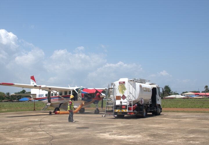 The cost of JETA1 fuel in Liberia has increased by more than 60% (credit: Rachel Gwole)