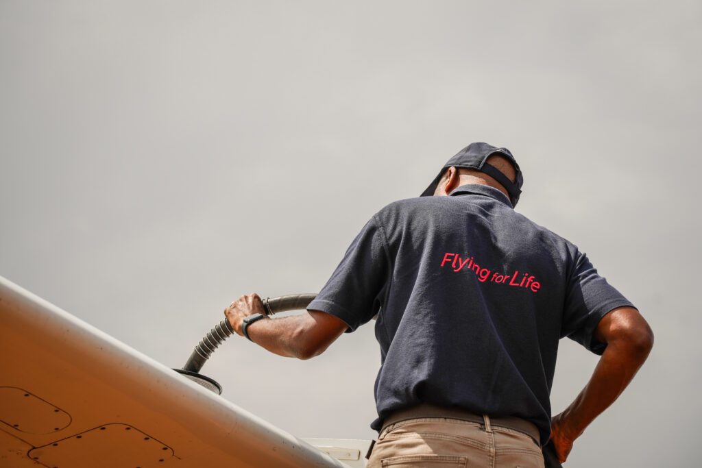 Fuel powers every single one of MAF’s life-changing flights (credit: Matthew Schroeder)